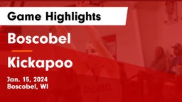 Boscobel  vs Kickapoo Game Highlights - Jan. 15, 2024