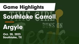 Southlake Carroll  vs Argyle  Game Highlights - Oct. 28, 2023