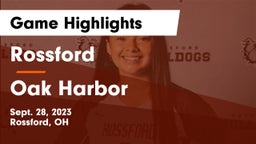 Rossford  vs Oak Harbor  Game Highlights - Sept. 28, 2023