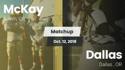 Matchup: McKay  vs. Dallas  2018