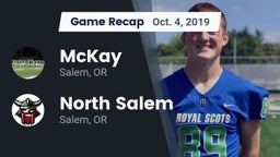 Recap: McKay  vs. North Salem  2019