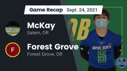 Recap: McKay  vs. Forest Grove  2021