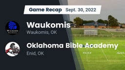 Recap: Waukomis  vs. Oklahoma Bible Academy 2022