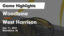 Woodbine  vs West Harrison  Game Highlights - Jan. 11, 2019