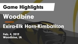 Woodbine  vs Exira-Elk Horn-Kimballton Game Highlights - Feb. 4, 2019