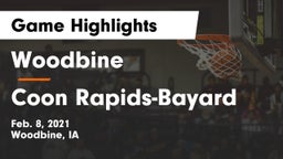 Woodbine  vs Coon Rapids-Bayard  Game Highlights - Feb. 8, 2021
