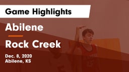 Abilene  vs Rock Creek  Game Highlights - Dec. 8, 2020