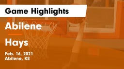 Abilene  vs Hays  Game Highlights - Feb. 16, 2021