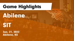 Abilene  vs SIT Game Highlights - Jan. 21, 2022