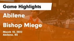 Abilene  vs Bishop Miege  Game Highlights - March 10, 2022