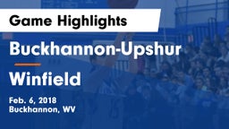 Buckhannon-Upshur  vs Winfield Game Highlights - Feb. 6, 2018