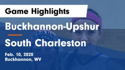 Buckhannon-Upshur  vs South Charleston  Game Highlights - Feb. 10, 2020