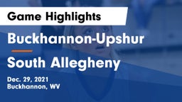 Buckhannon-Upshur  vs South Allegheny  Game Highlights - Dec. 29, 2021