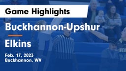 Buckhannon-Upshur  vs Elkins  Game Highlights - Feb. 17, 2023