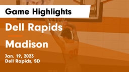 Dell Rapids  vs Madison  Game Highlights - Jan. 19, 2023