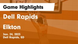 Dell Rapids  vs Elkton  Game Highlights - Jan. 24, 2023