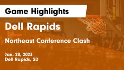 Dell Rapids  vs Northeast Conference Clash Game Highlights - Jan. 28, 2023