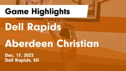 Dell Rapids  vs Aberdeen Christian  Game Highlights - Dec. 17, 2022
