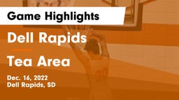 Dell Rapids  vs Tea Area  Game Highlights - Dec. 16, 2022