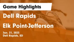 Dell Rapids  vs Elk Point-Jefferson  Game Highlights - Jan. 21, 2023