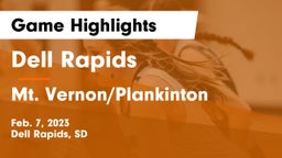 Dell Rapids  vs Mt. Vernon/Plankinton  Game Highlights - Feb. 7, 2023