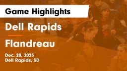 Dell Rapids  vs Flandreau  Game Highlights - Dec. 28, 2023