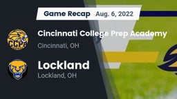 Recap: Cincinnati College Prep Academy  vs. Lockland  2022