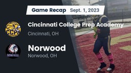 Recap: Cincinnati College Prep Academy  vs. Norwood  2023