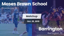 Matchup: Moses Brown School vs. Barrington  2019