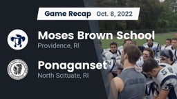 Recap: Moses Brown School vs. Ponaganset  2022