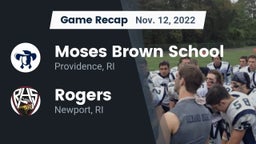 Recap: Moses Brown School vs. Rogers  2022