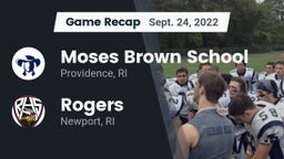 Recap: Moses Brown School vs. Rogers  2022