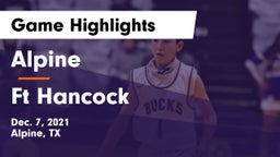 Alpine  vs Ft Hancock Game Highlights - Dec. 7, 2021