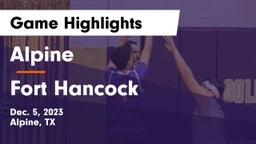 Alpine  vs Fort Hancock  Game Highlights - Dec. 5, 2023