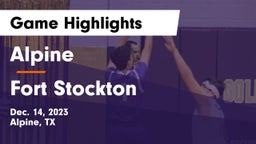 Alpine  vs Fort Stockton  Game Highlights - Dec. 14, 2023