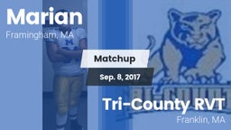 Matchup: Marian  vs. Tri-County RVT  2017