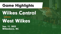Wilkes Central  vs West Wilkes  Game Highlights - Jan. 11, 2023