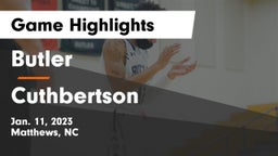 Butler  vs Cuthbertson Game Highlights - Jan. 11, 2023