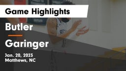 Butler  vs Garinger  Game Highlights - Jan. 20, 2023