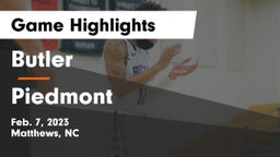 Butler  vs Piedmont Game Highlights - Feb. 7, 2023