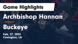 Archbishop Hannan  vs Buckeye  Game Highlights - Feb. 27, 2024