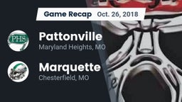 Recap: Pattonville  vs. Marquette  2018