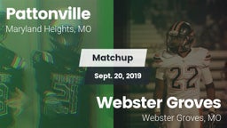 Matchup: Pattonville High vs. Webster Groves  2019