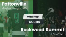 Matchup: Pattonville High vs. Rockwood Summit  2019
