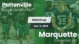 Matchup: Pattonville High vs. Marquette  2019