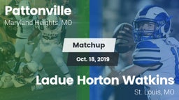 Matchup: Pattonville High vs. Ladue Horton Watkins  2019