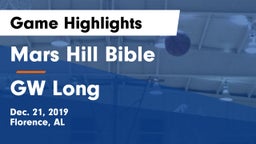 Mars Hill Bible  vs GW Long Game Highlights - Dec. 21, 2019