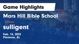 Mars Hill Bible School vs sulligent  Game Highlights - Feb. 14, 2023