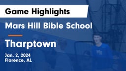 Mars Hill Bible School vs Tharptown Game Highlights - Jan. 2, 2024