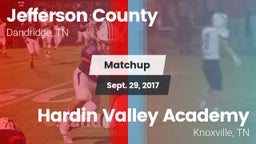 Matchup: Jefferson County vs. Hardin Valley Academy  2017